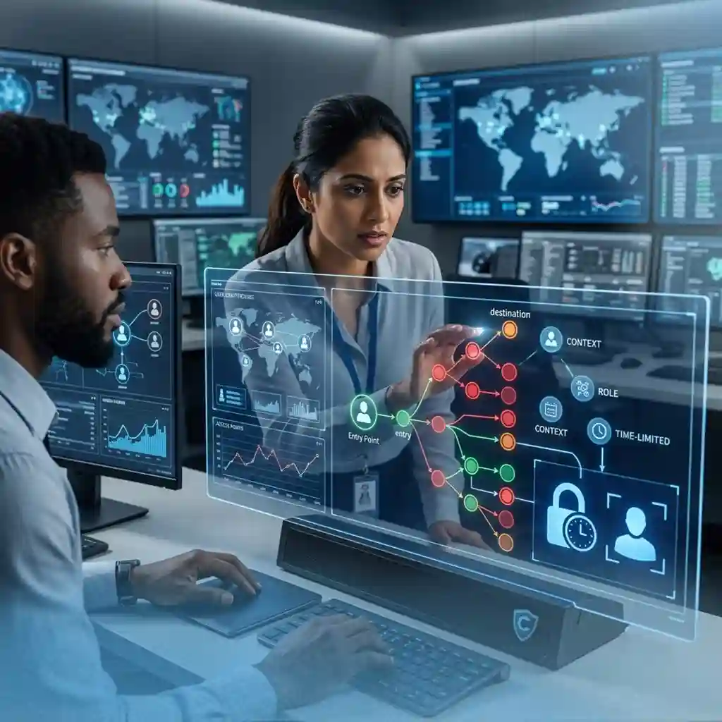 Panel de control de ciberseguridad para la gestión de identidades, análisis de riesgo de acceso y detección de cuentas huérfanas en empresas por Consein.